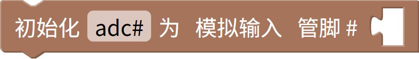 模拟输入初始化