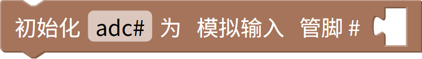 模拟输入初始化