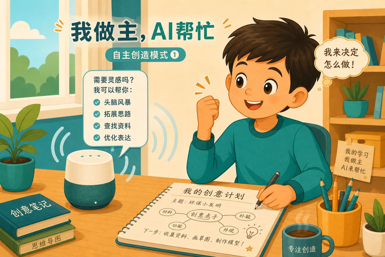 我做主、AI帮忙