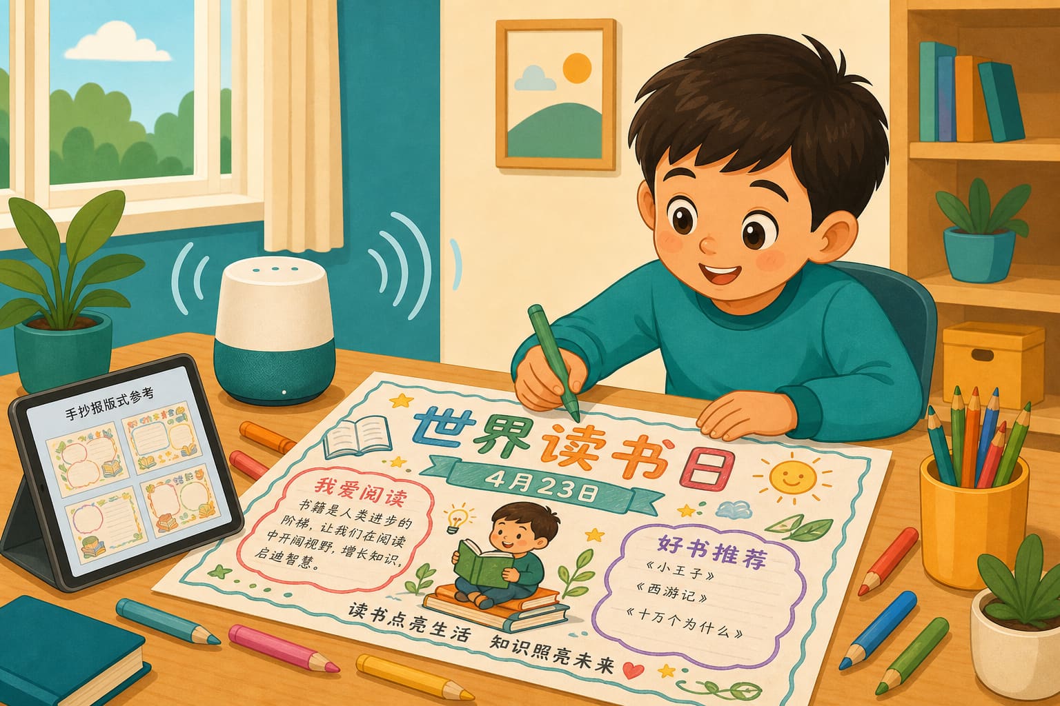 手抄报创作示意
