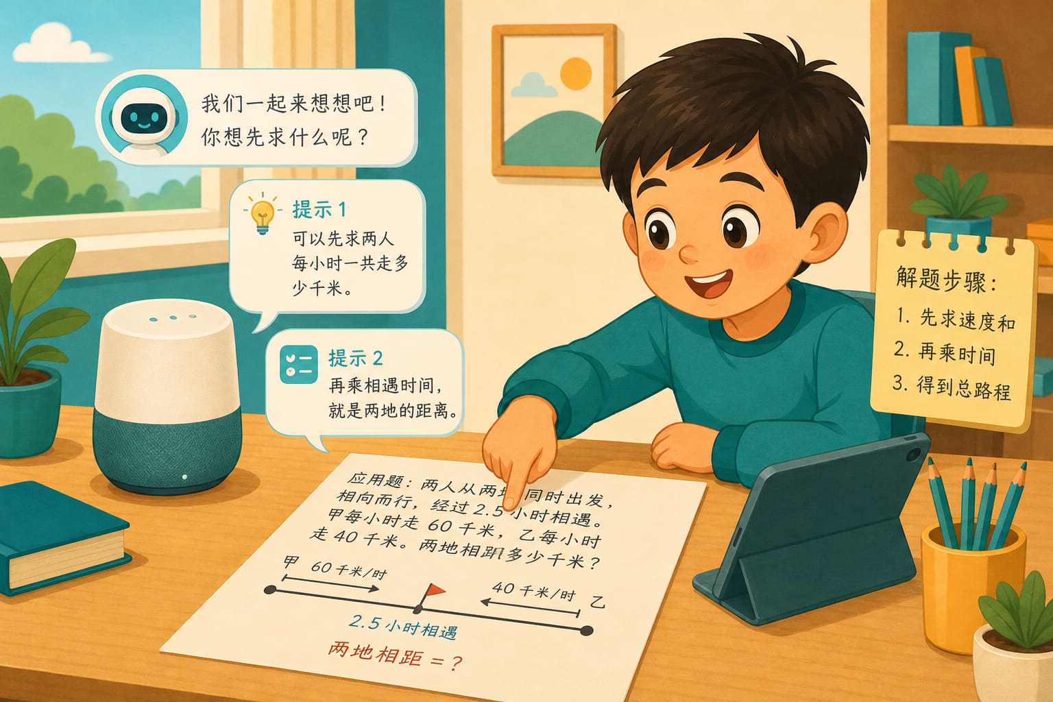 应用题共思示意