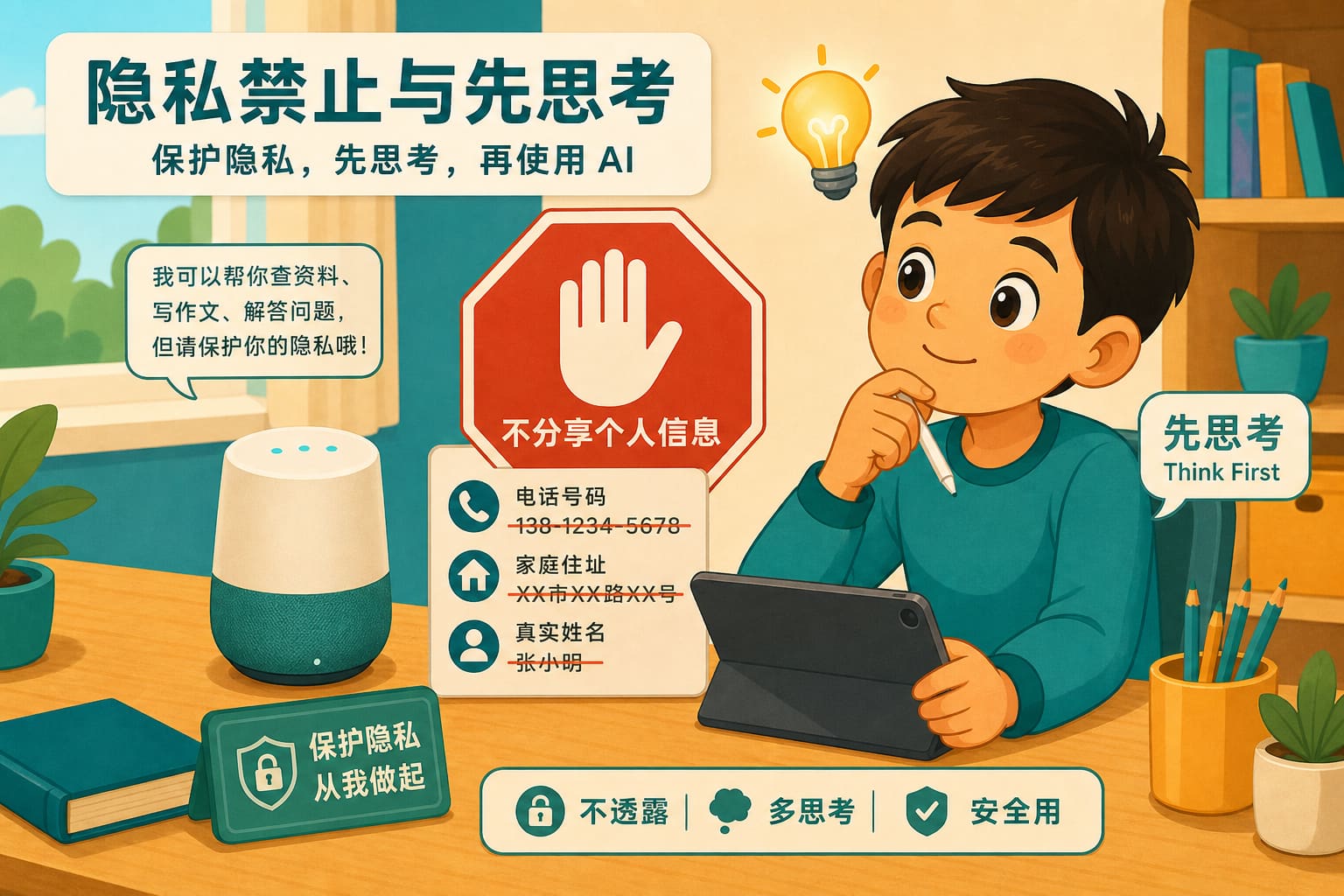隐私禁止与先思考
