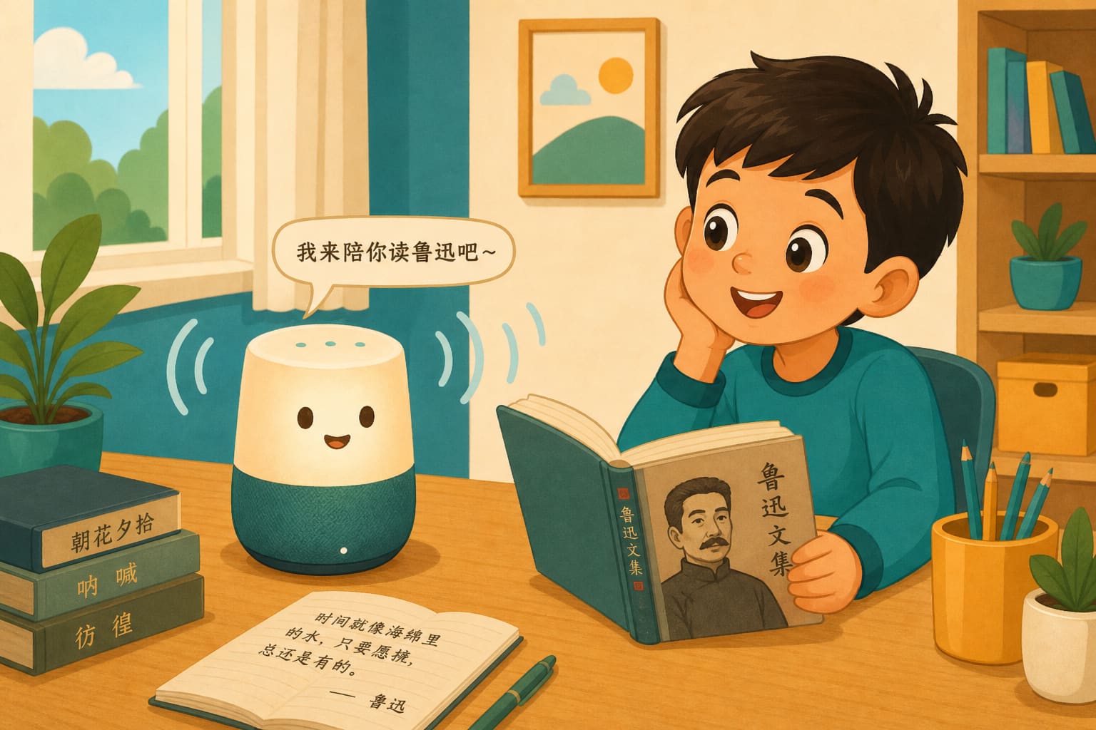 任务场景：《少年闰土》知识点卡片