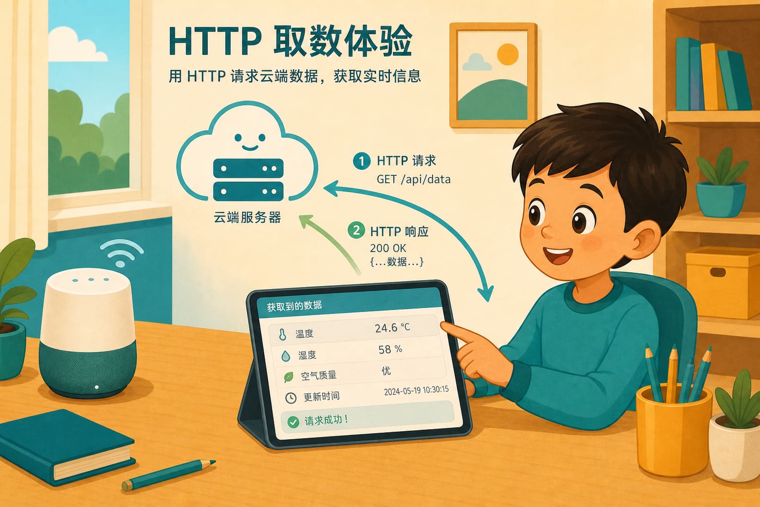 任务场景：获取天气数据