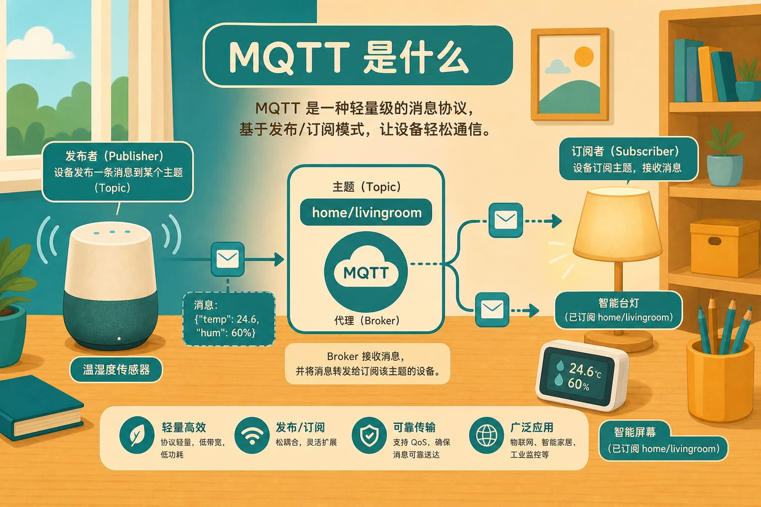 任务场景：订阅主题——欢迎提示