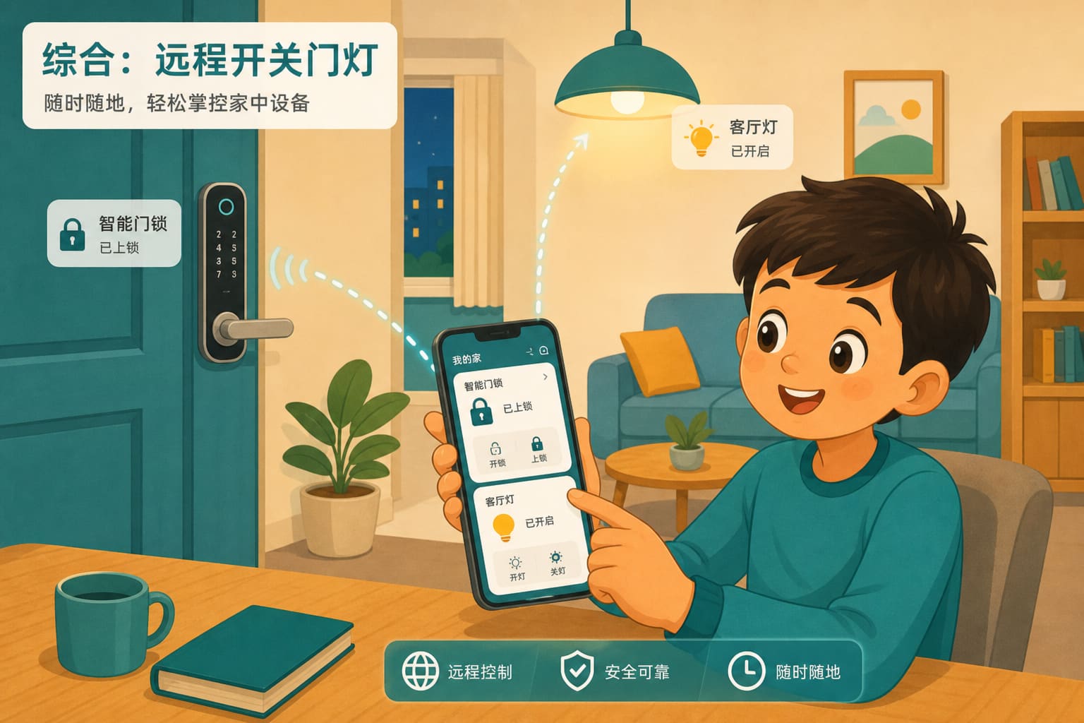 任务场景：远程开关灯