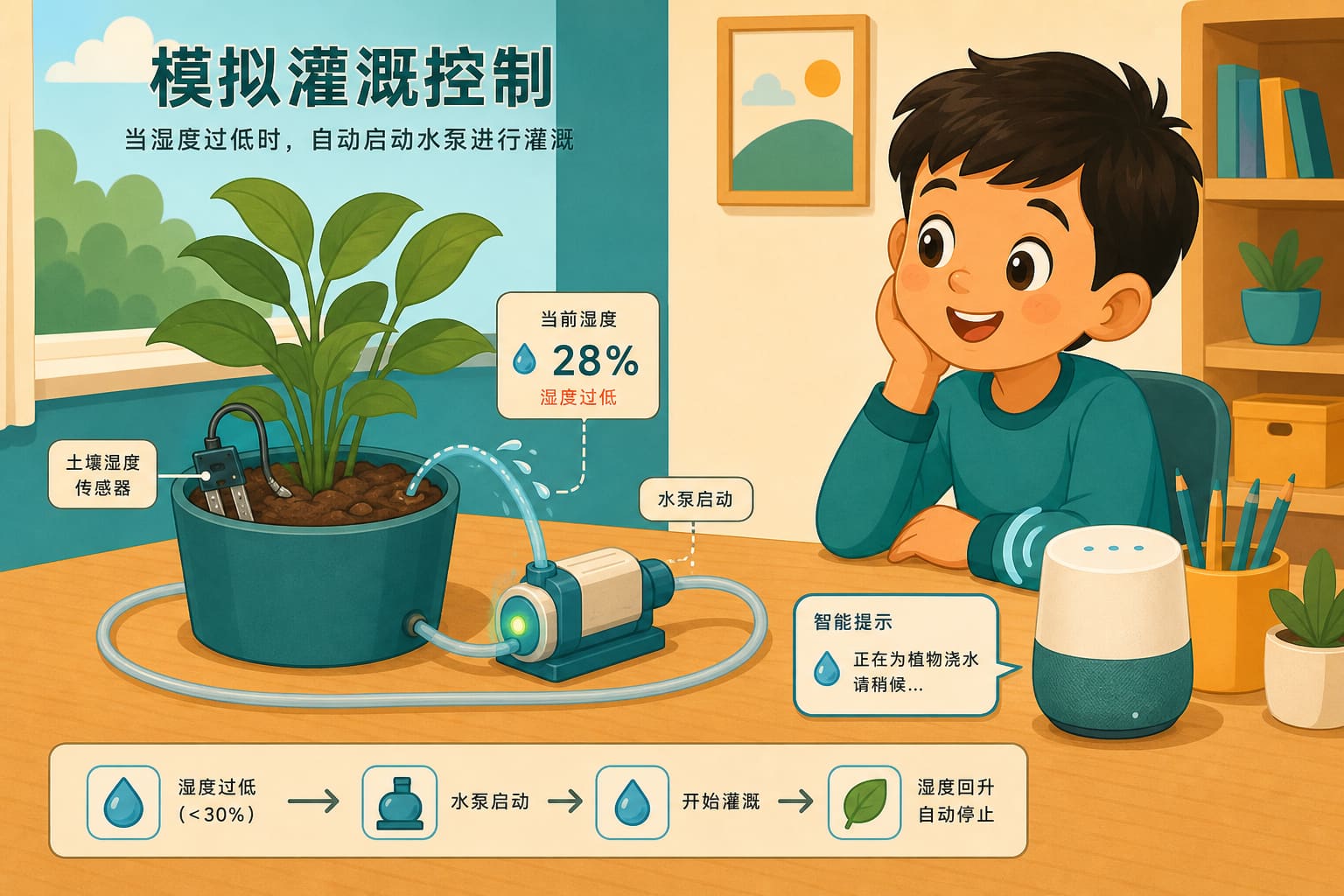 任务场景：模拟灌溉
