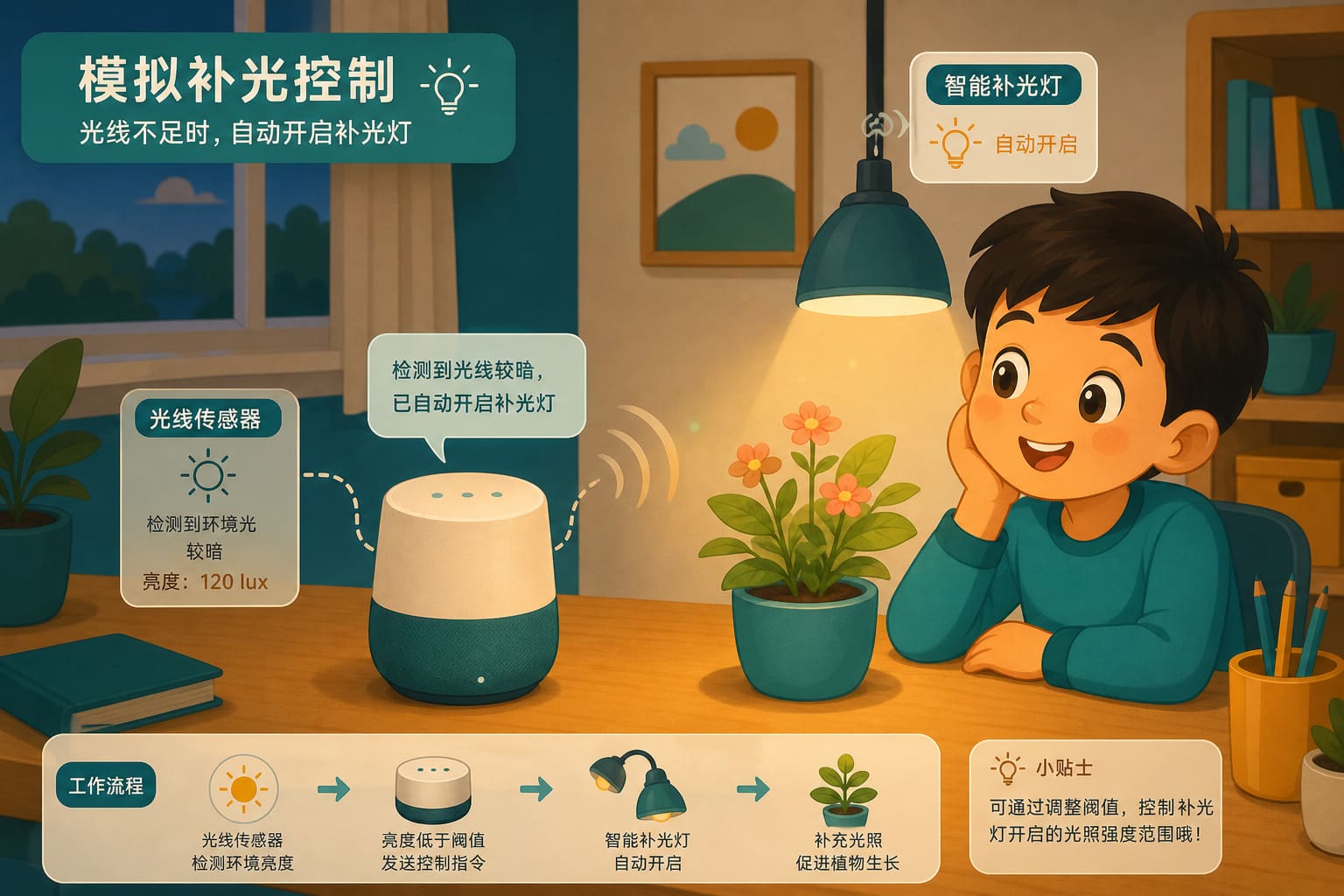 任务场景：模拟补光