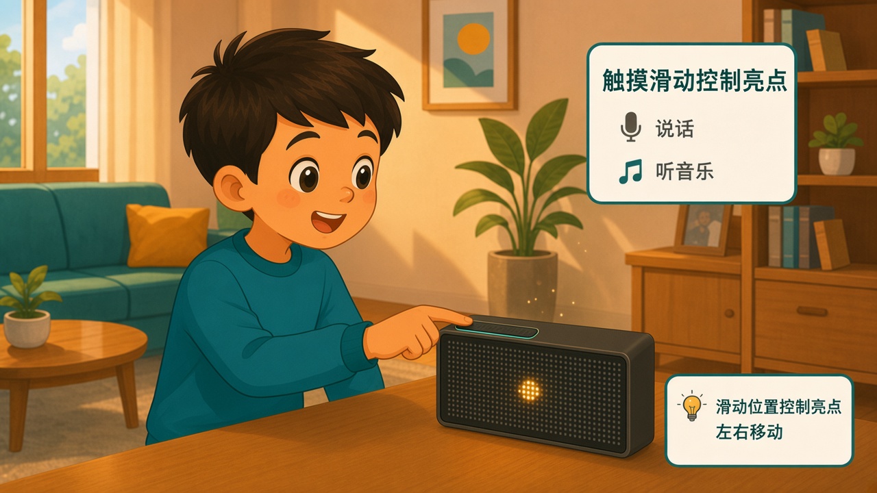 任务场景:触摸滑动控制亮点