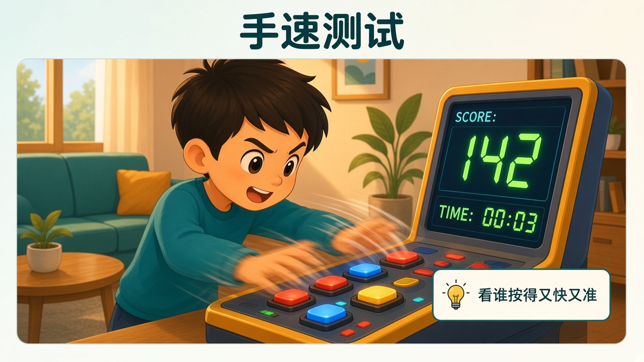 任务场景：手速测试
