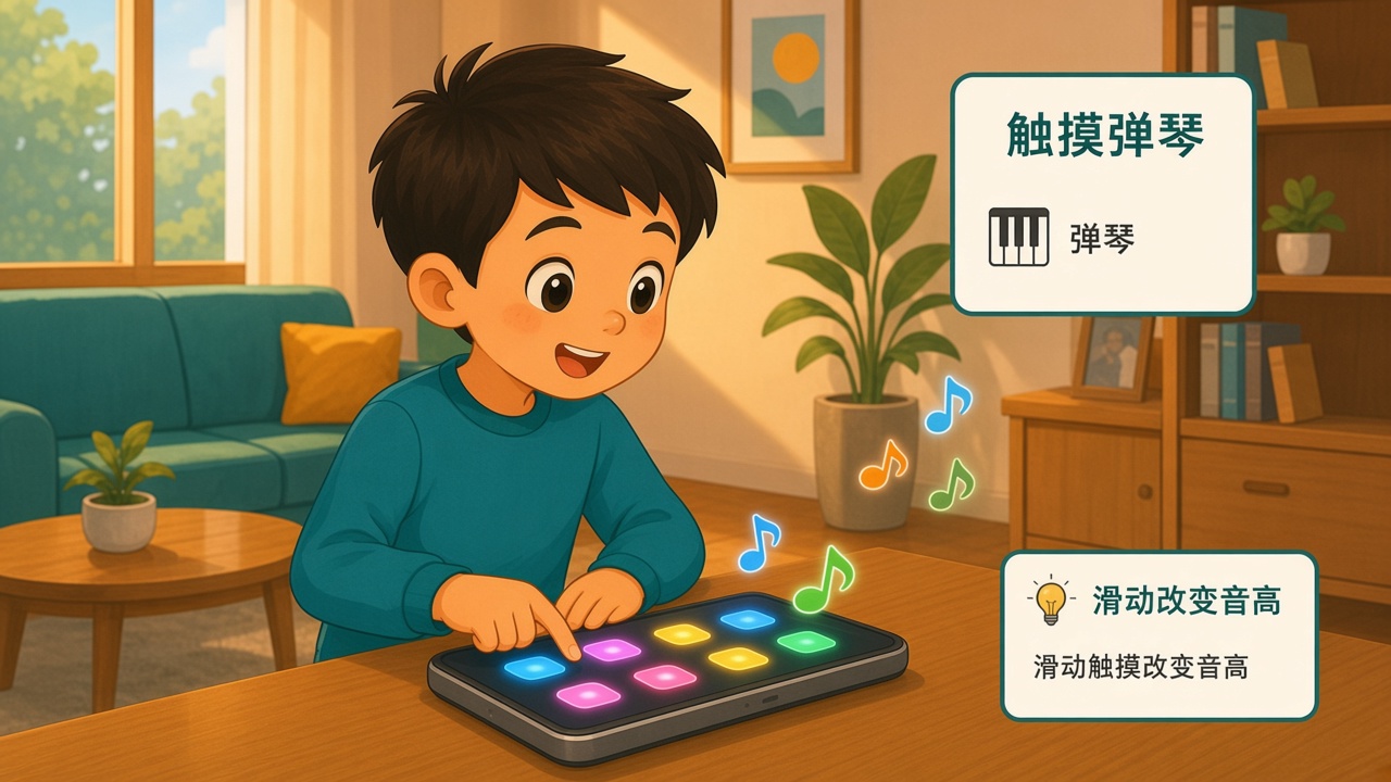 任务场景：触摸弹琴