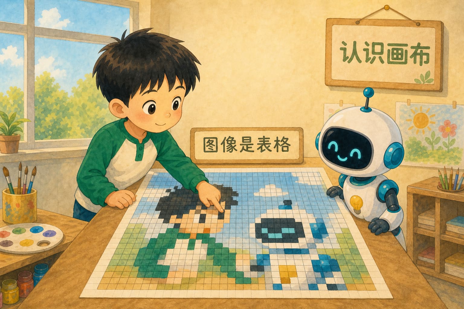 像素格子表