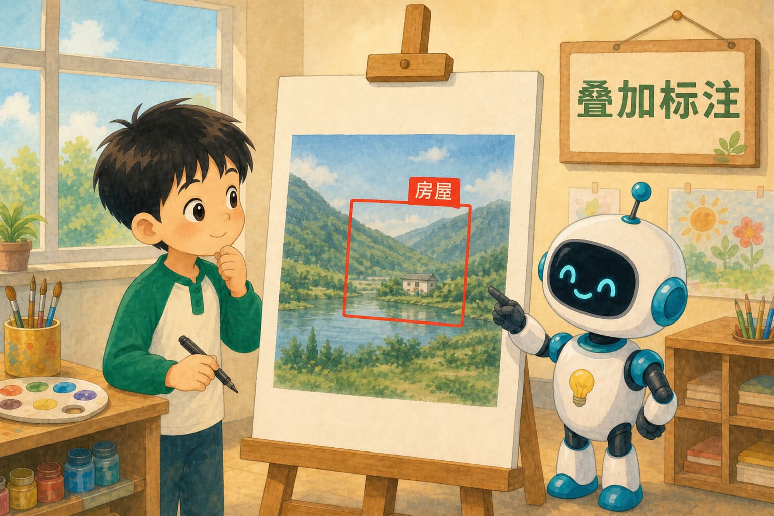 AI 检测地图