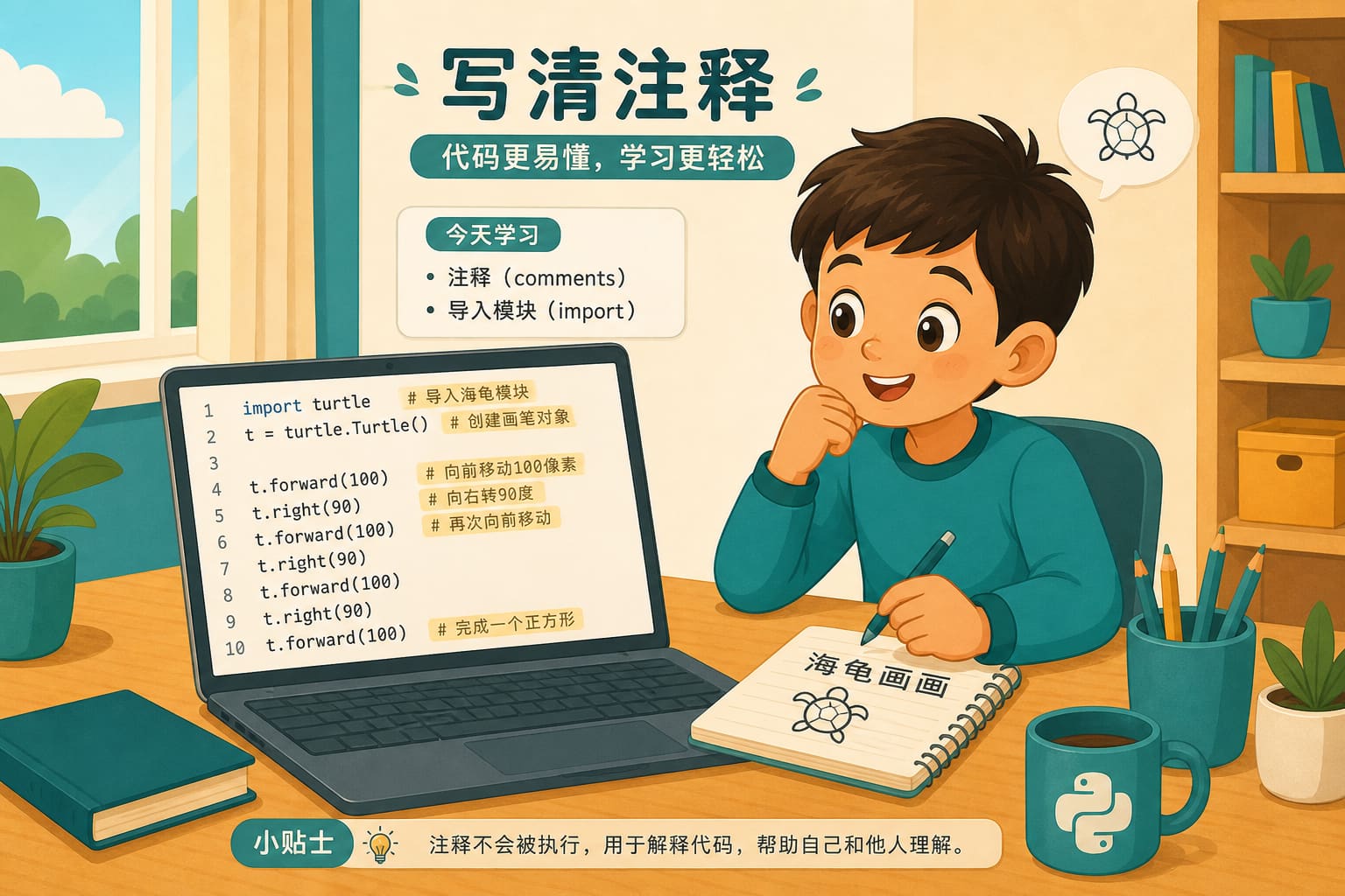 任务场景：注释与导入