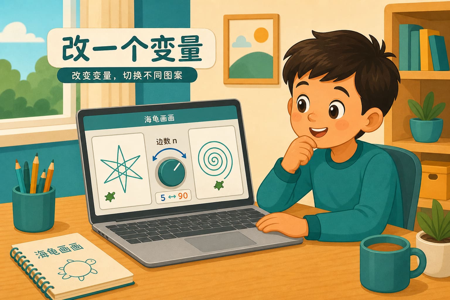 任务场景：变量切换图案