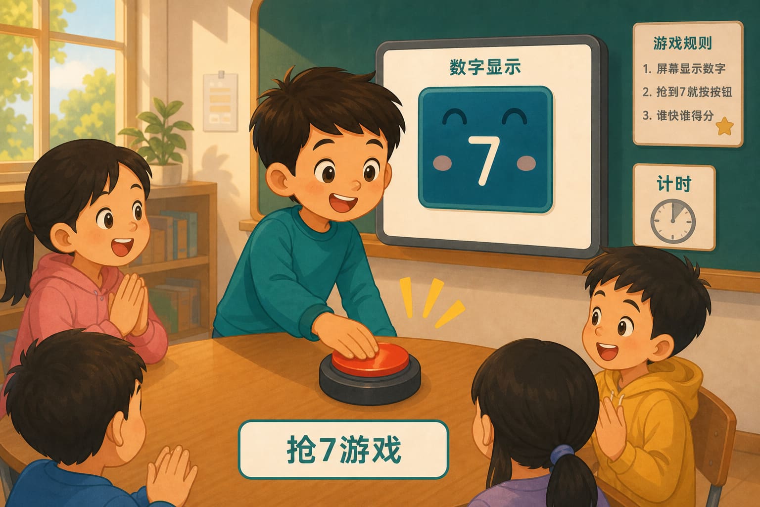 任务场景：抢7游戏