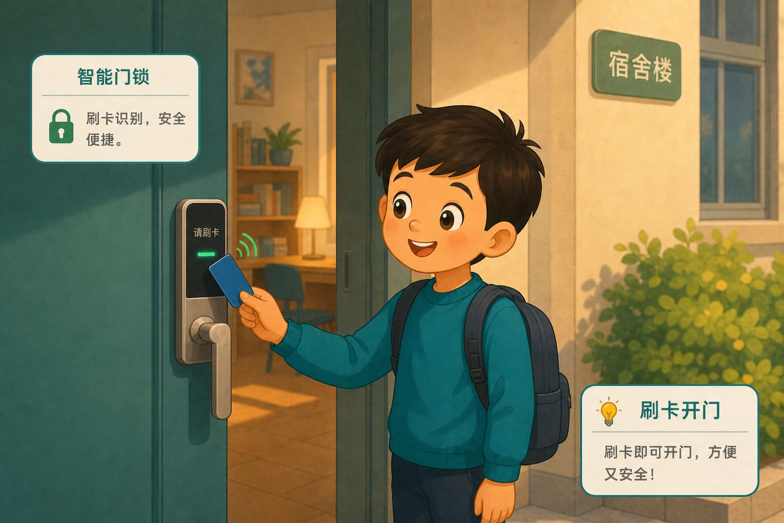 任务场景：刷卡开门