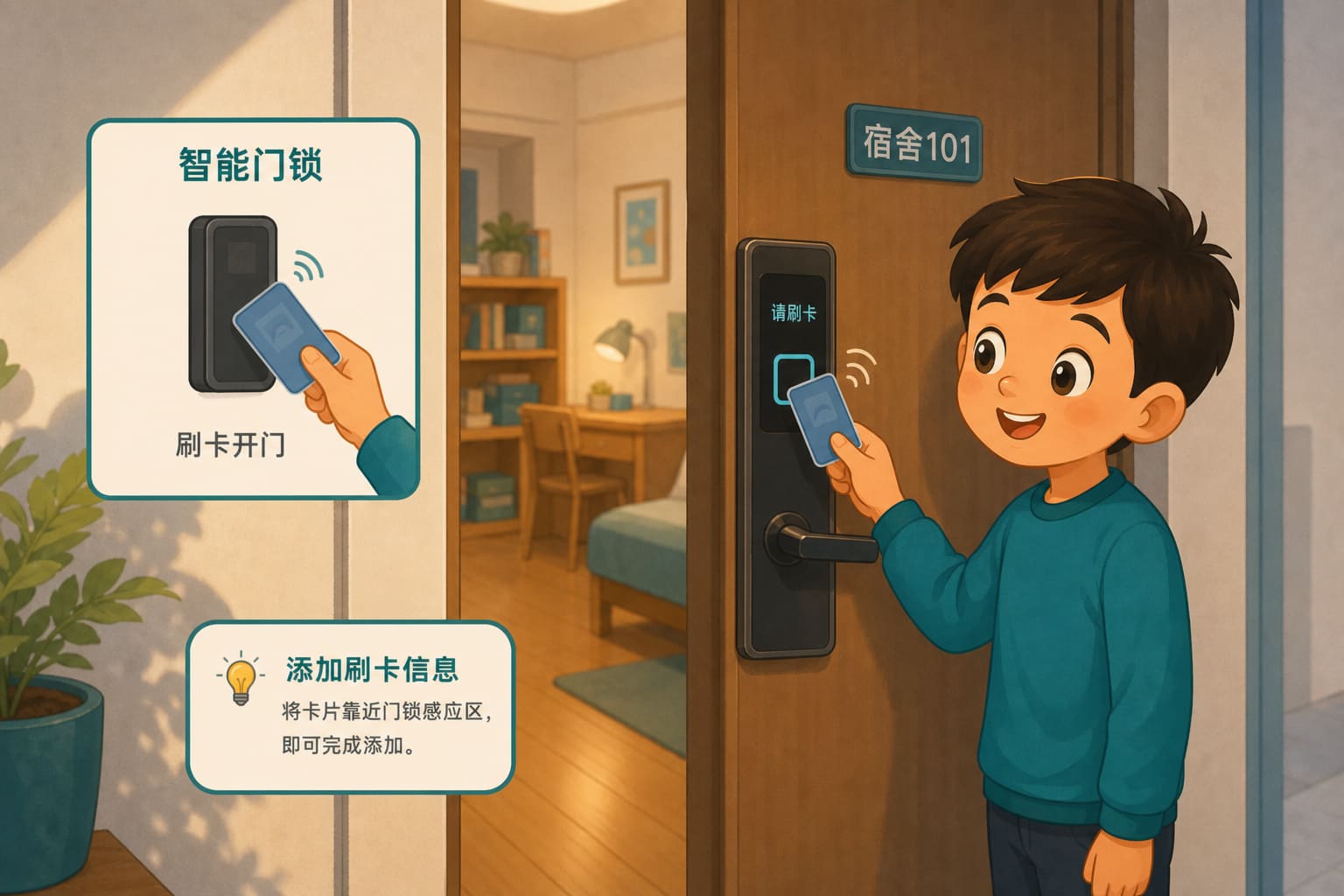 任务场景：添加刷卡信息