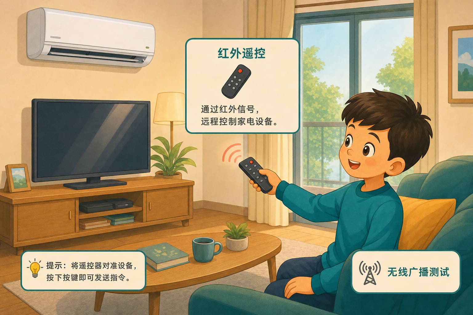 任务场景：无线广播测试