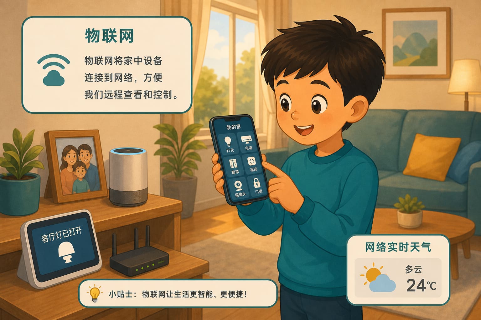 任务场景：网络实时天气