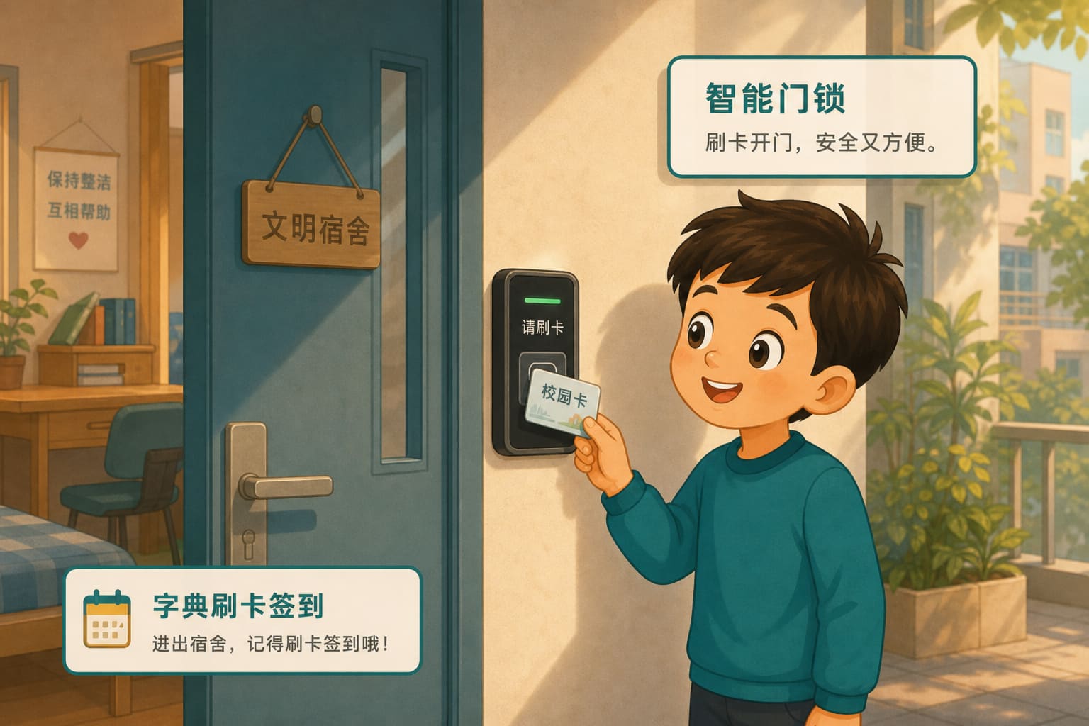 任务场景：字典刷卡签到