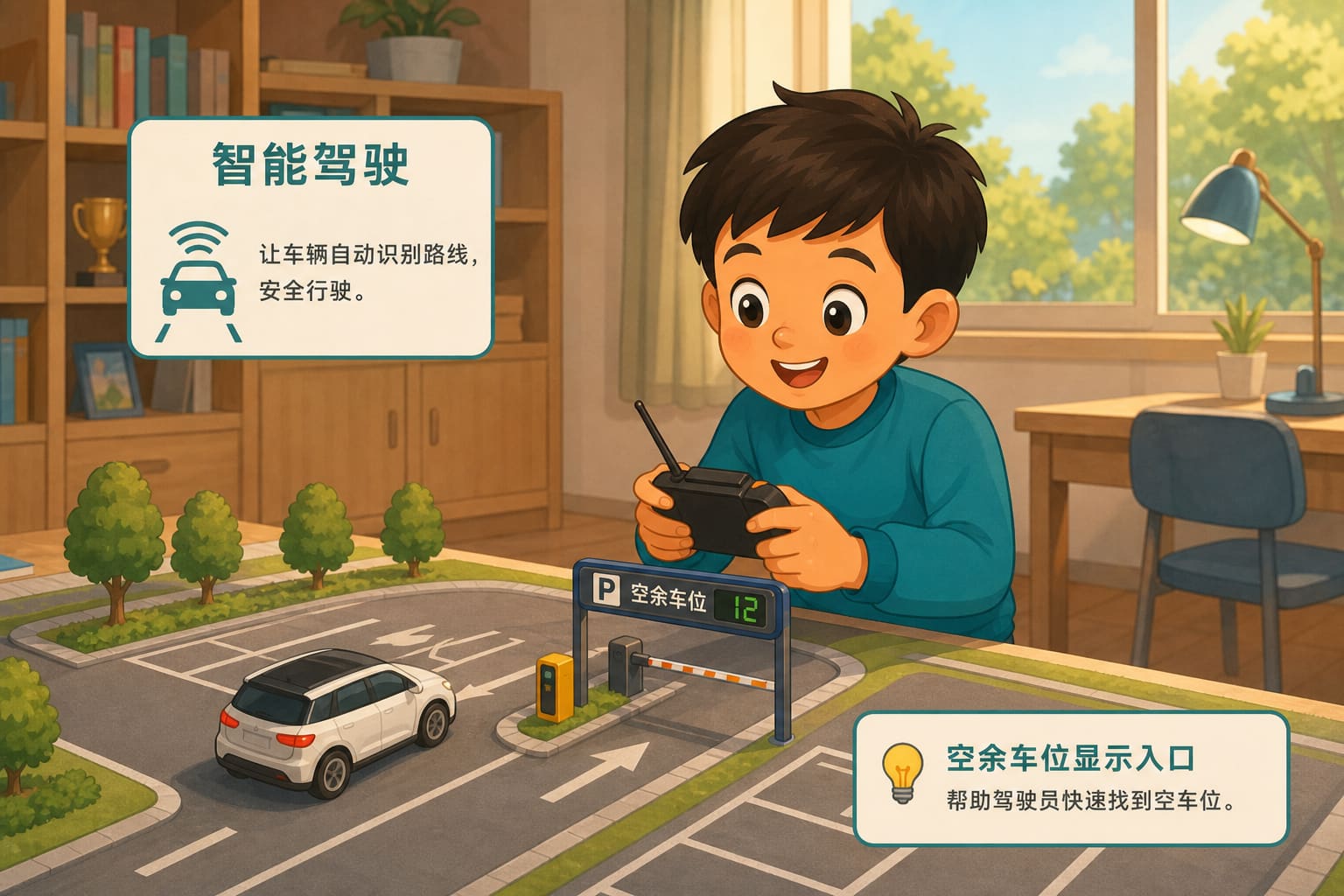任务场景：空余车位显示入口