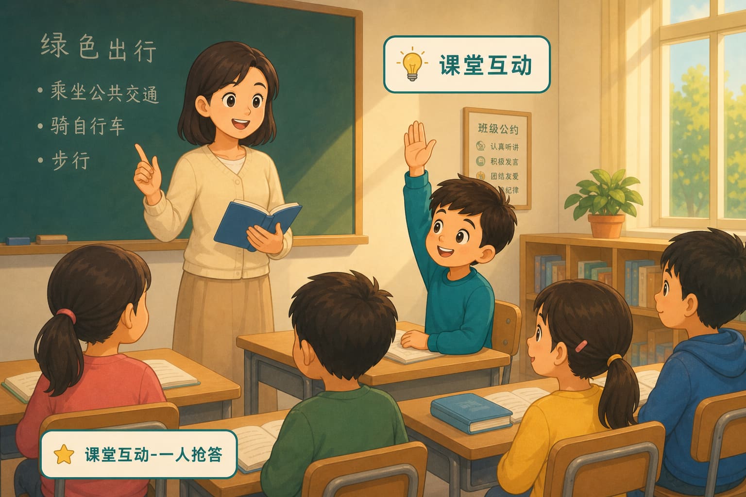 任务场景：课堂互动-一人抢答