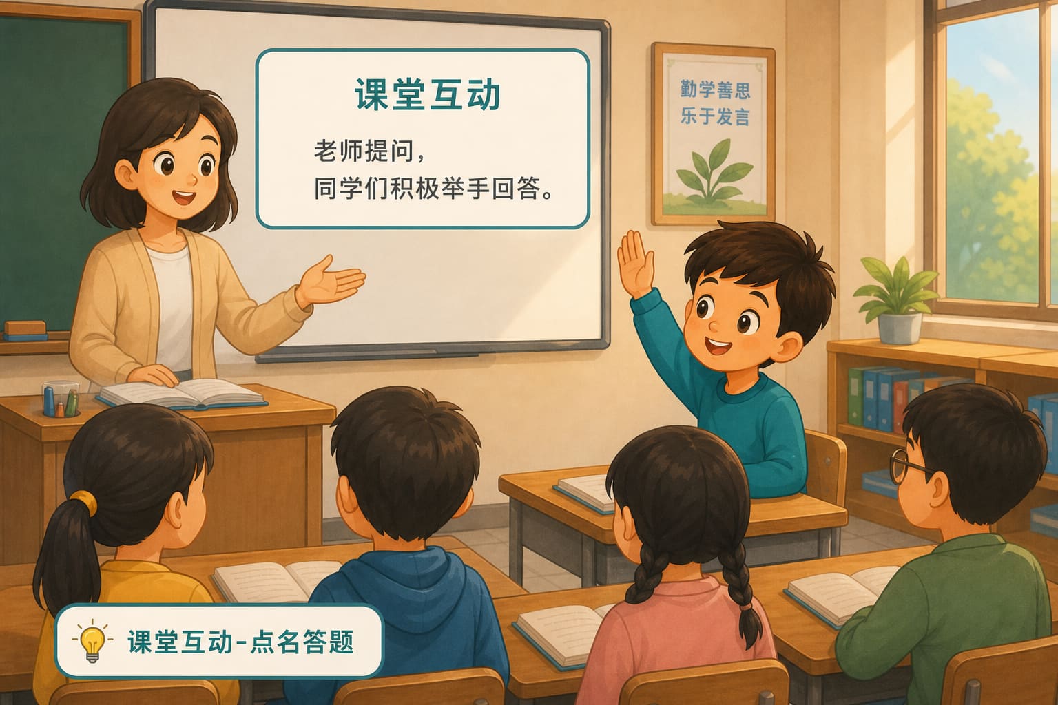 任务场景：课堂互动-点名答题