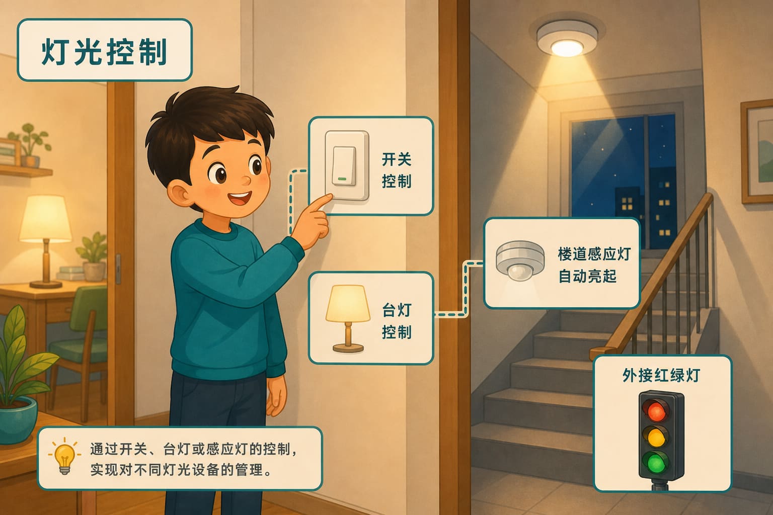 任务场景：外接红绿灯