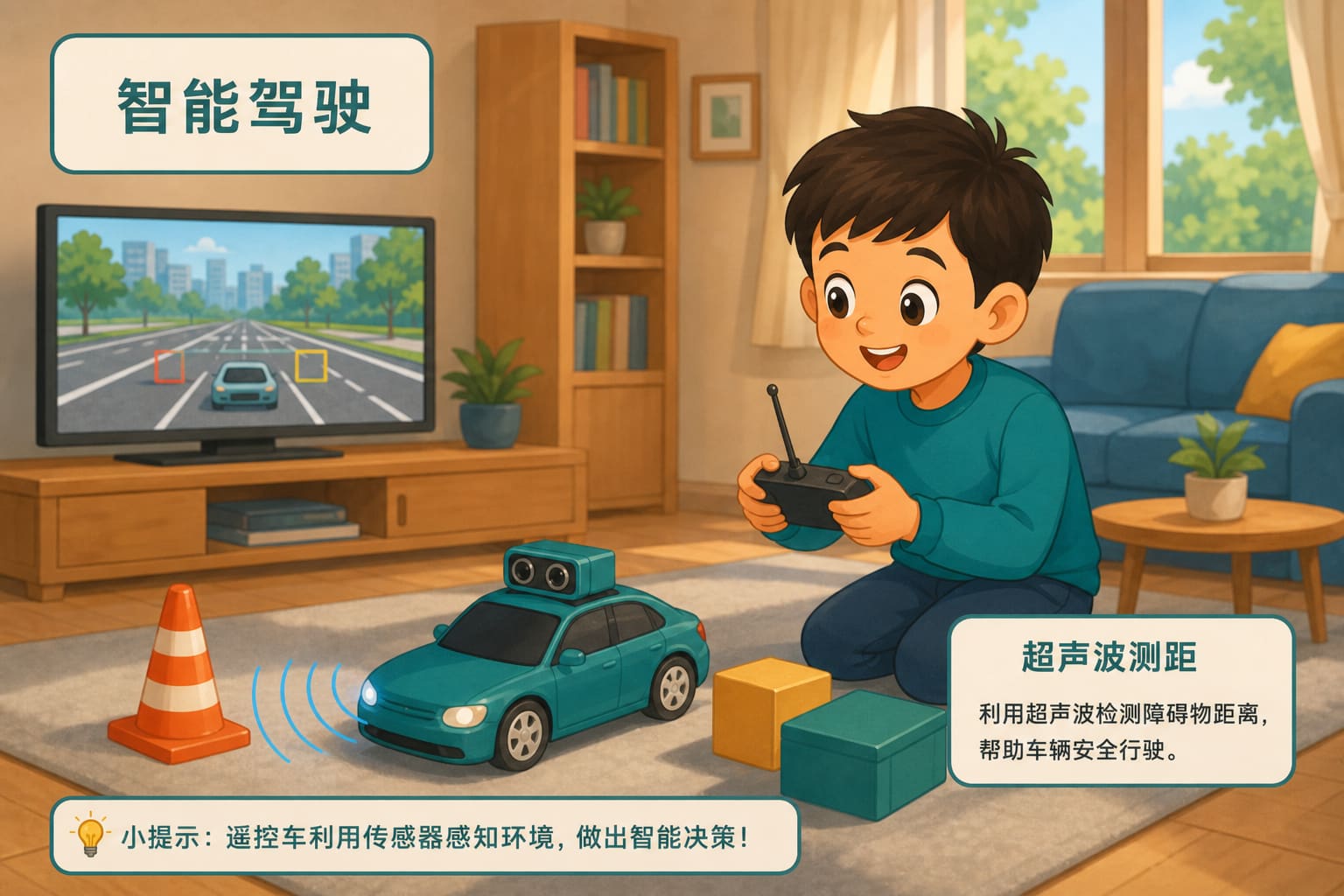 任务场景：超声波测距