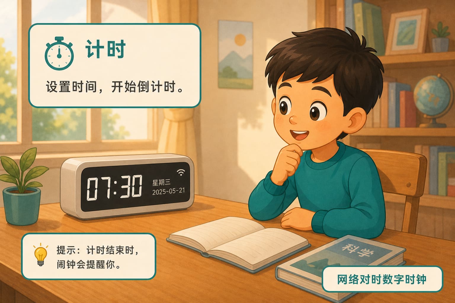 任务场景：网络对时数字时钟