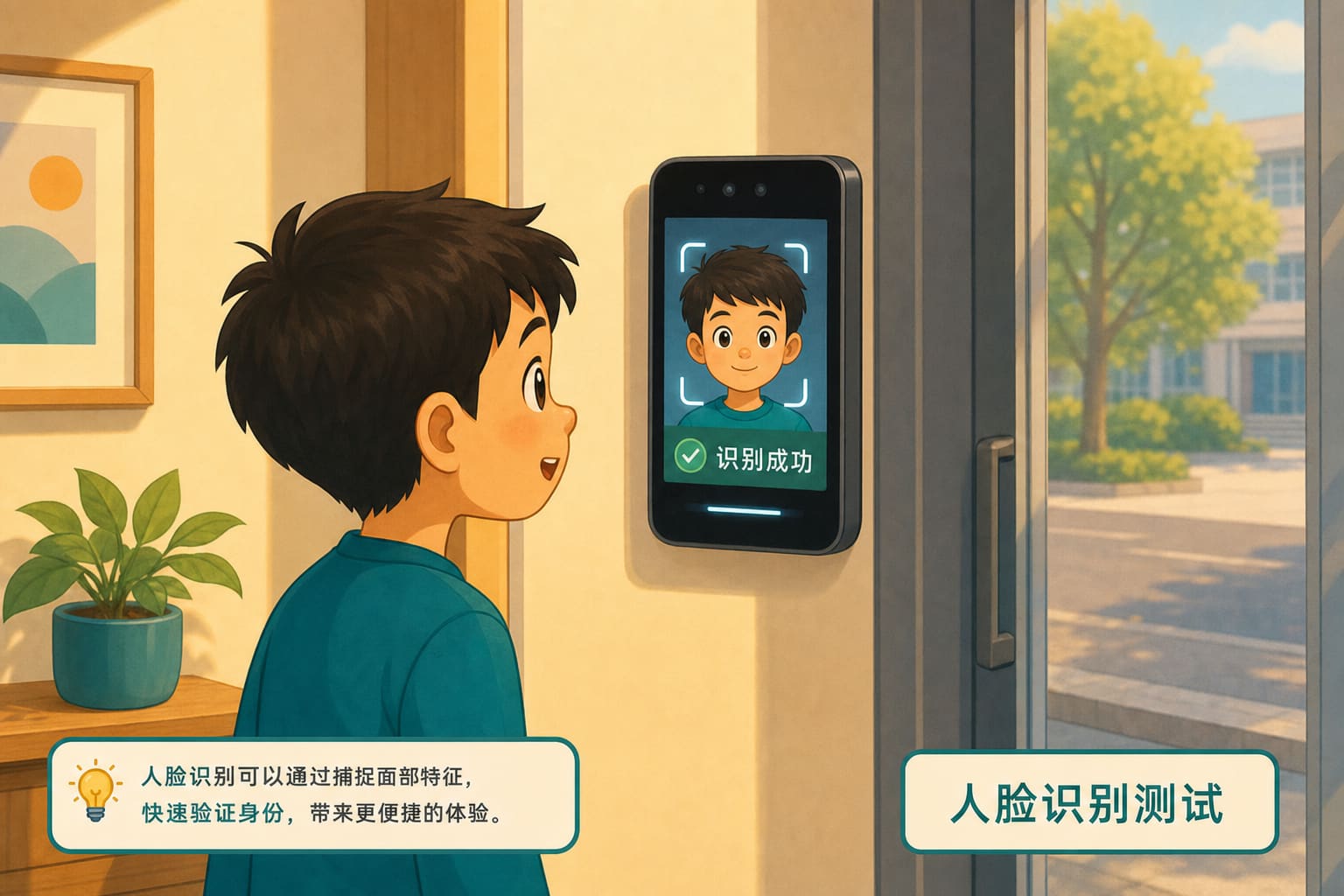 任务场景：人脸识别测试