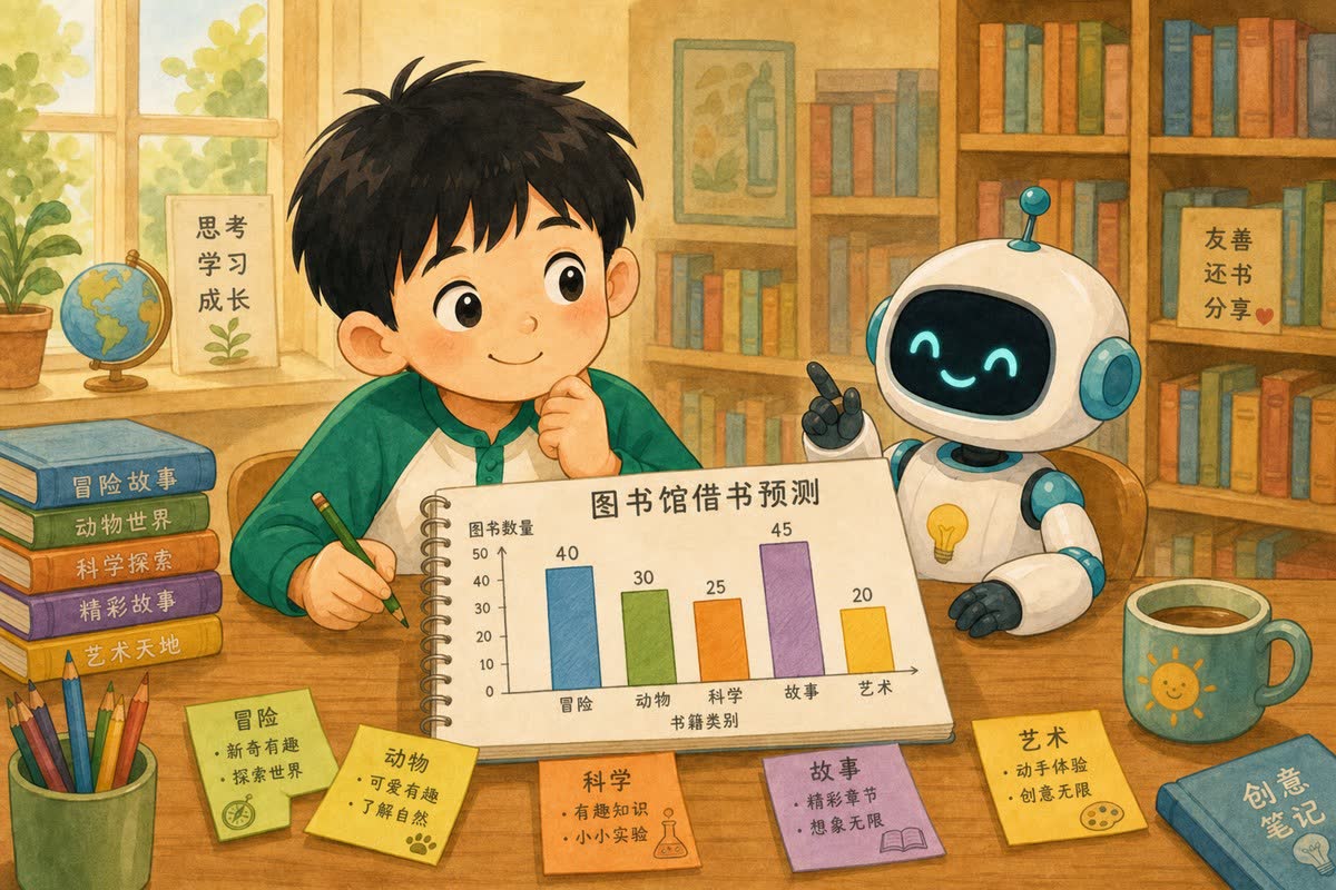 任务场景：在学校图书馆根据记录预测借阅量