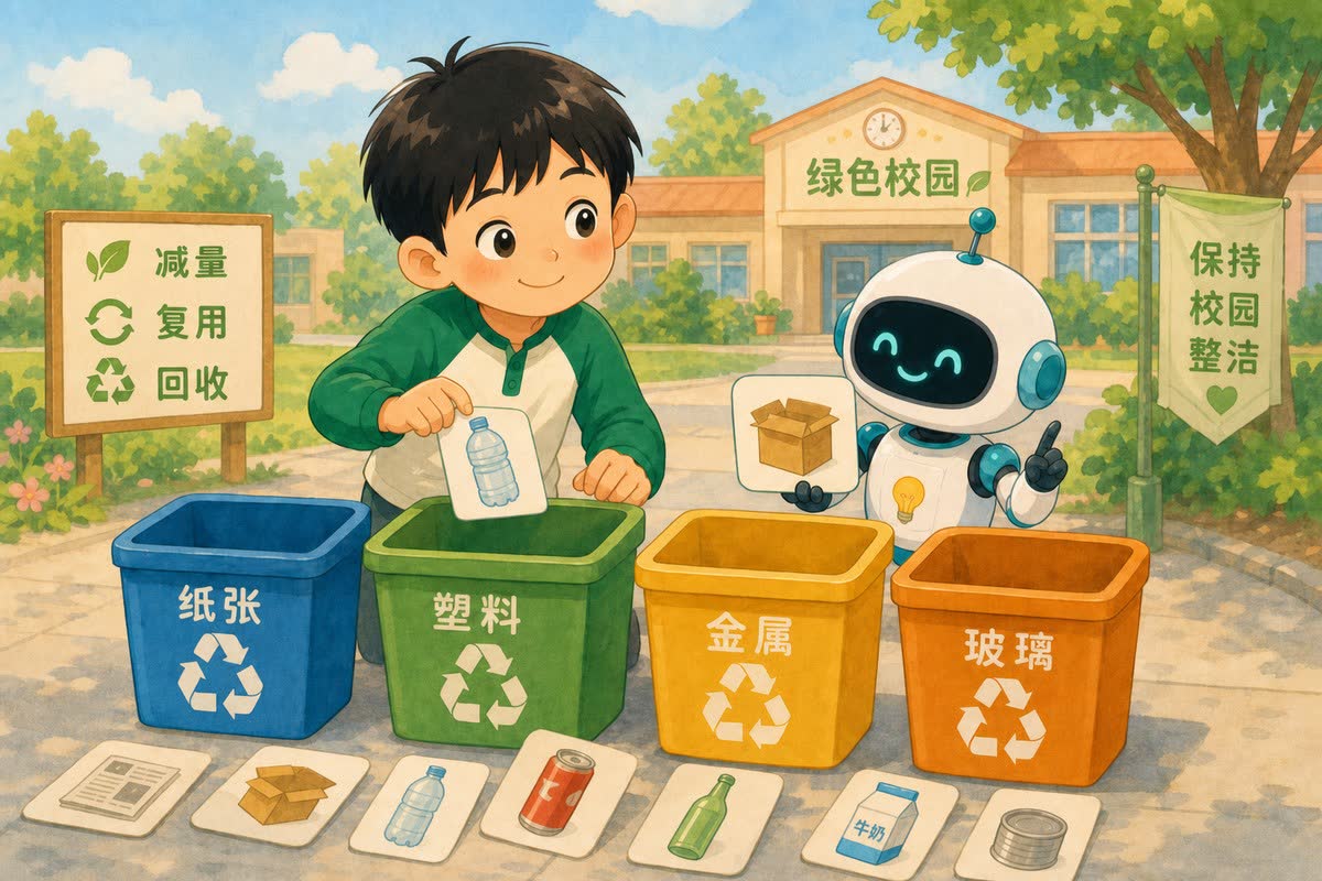 任务场景：校园垃圾分类小项目