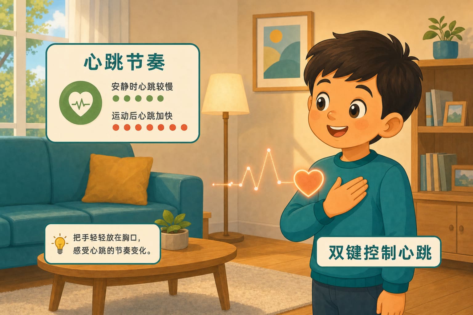 任务场景：心随我动-双键控制心跳