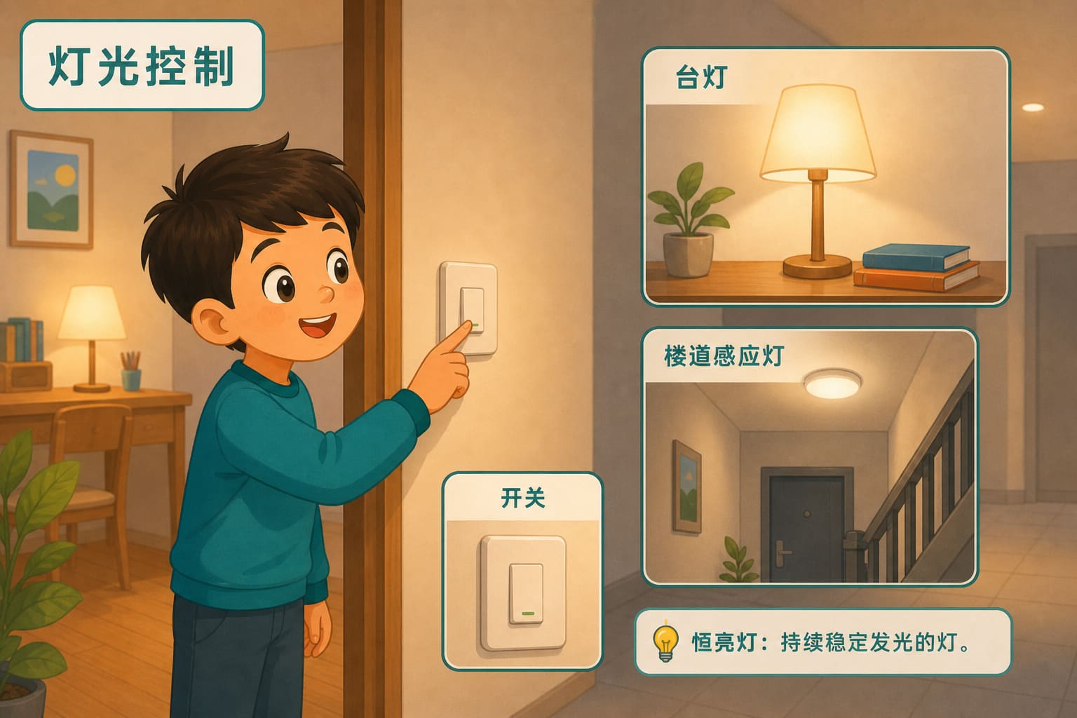 任务场景：灯随我控-恒亮灯