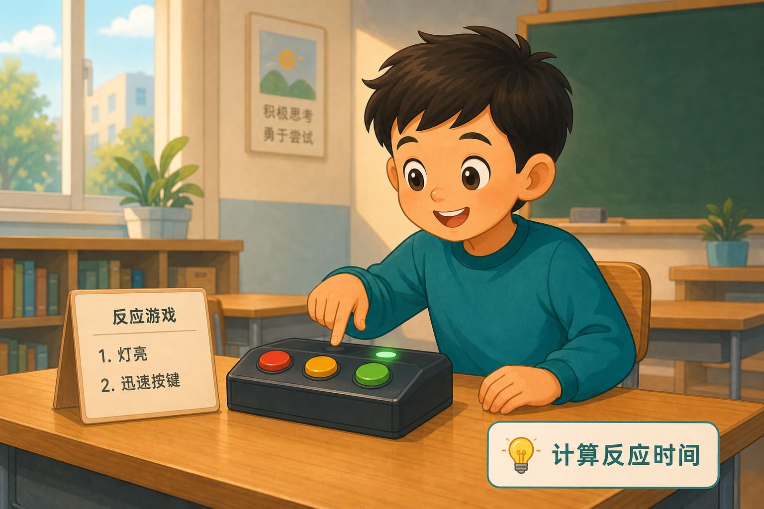 任务场景：眼疾手快-计算反应时间