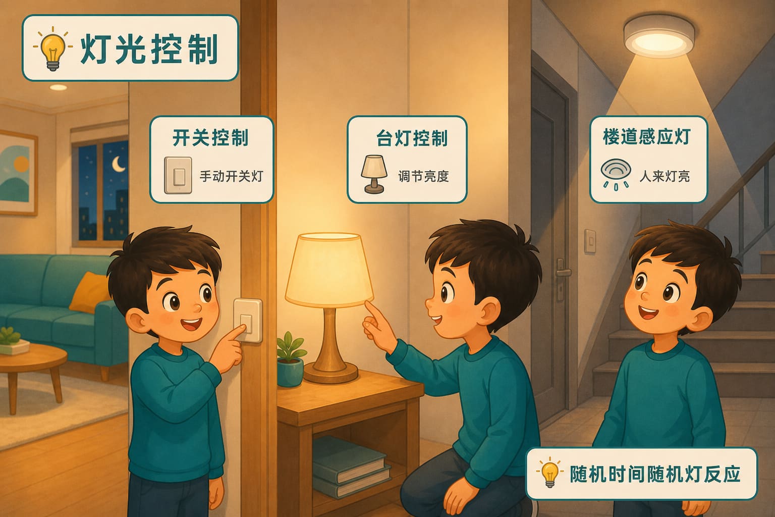 任务场景：眼疾手快-随机时间随机灯反应