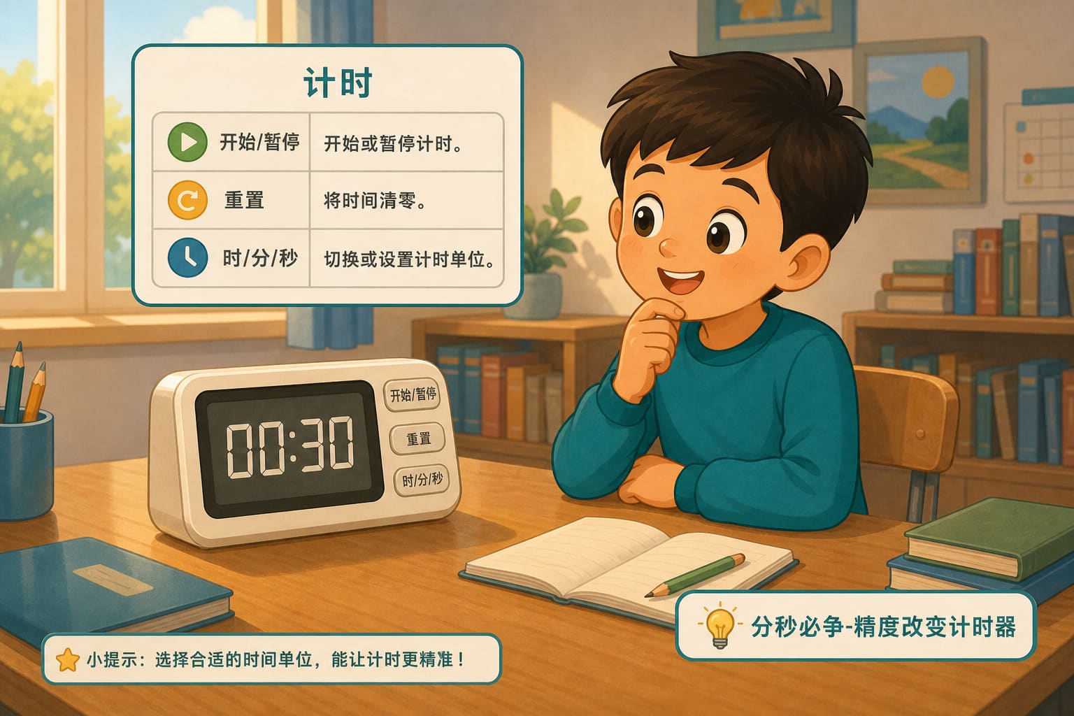 任务场景：分秒必争-精度改变计时器