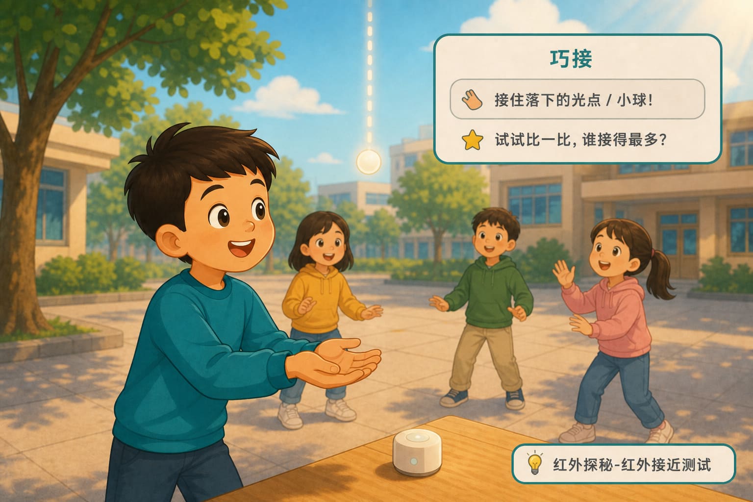 任务场景：红外探秘-红外接近测试
