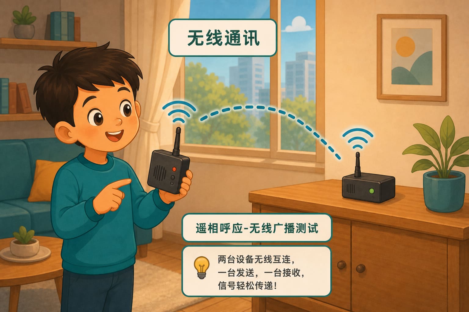 任务场景：遥相呼应-无线广播测试