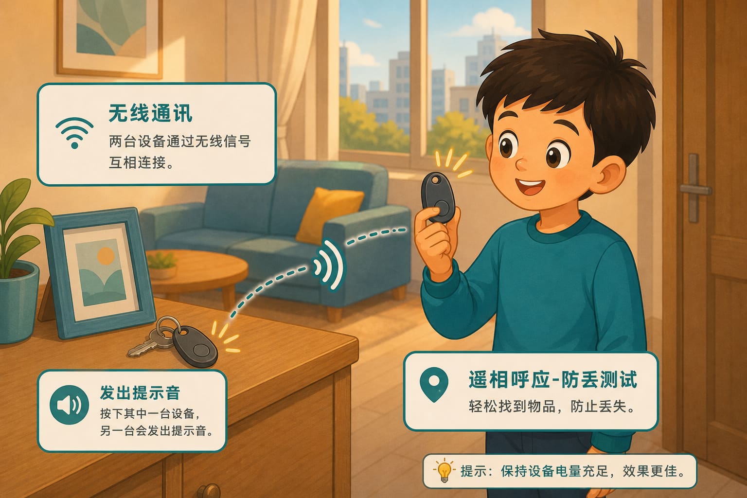任务场景：遥相呼应-防丢测试