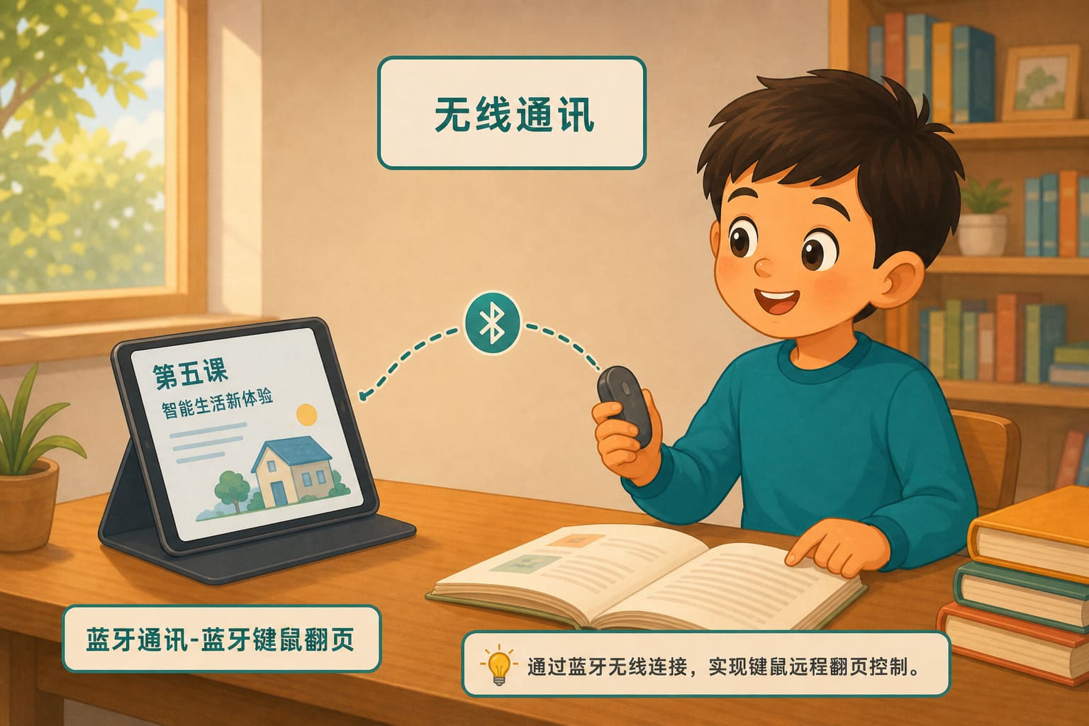 任务场景：蓝牙通讯-蓝牙键鼠翻页