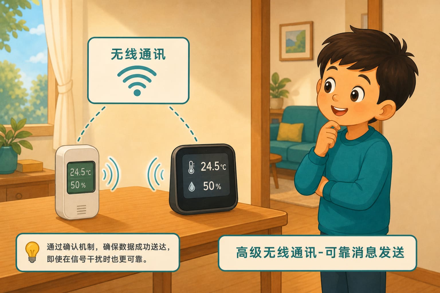 任务场景：高级无线通讯-可靠消息发送