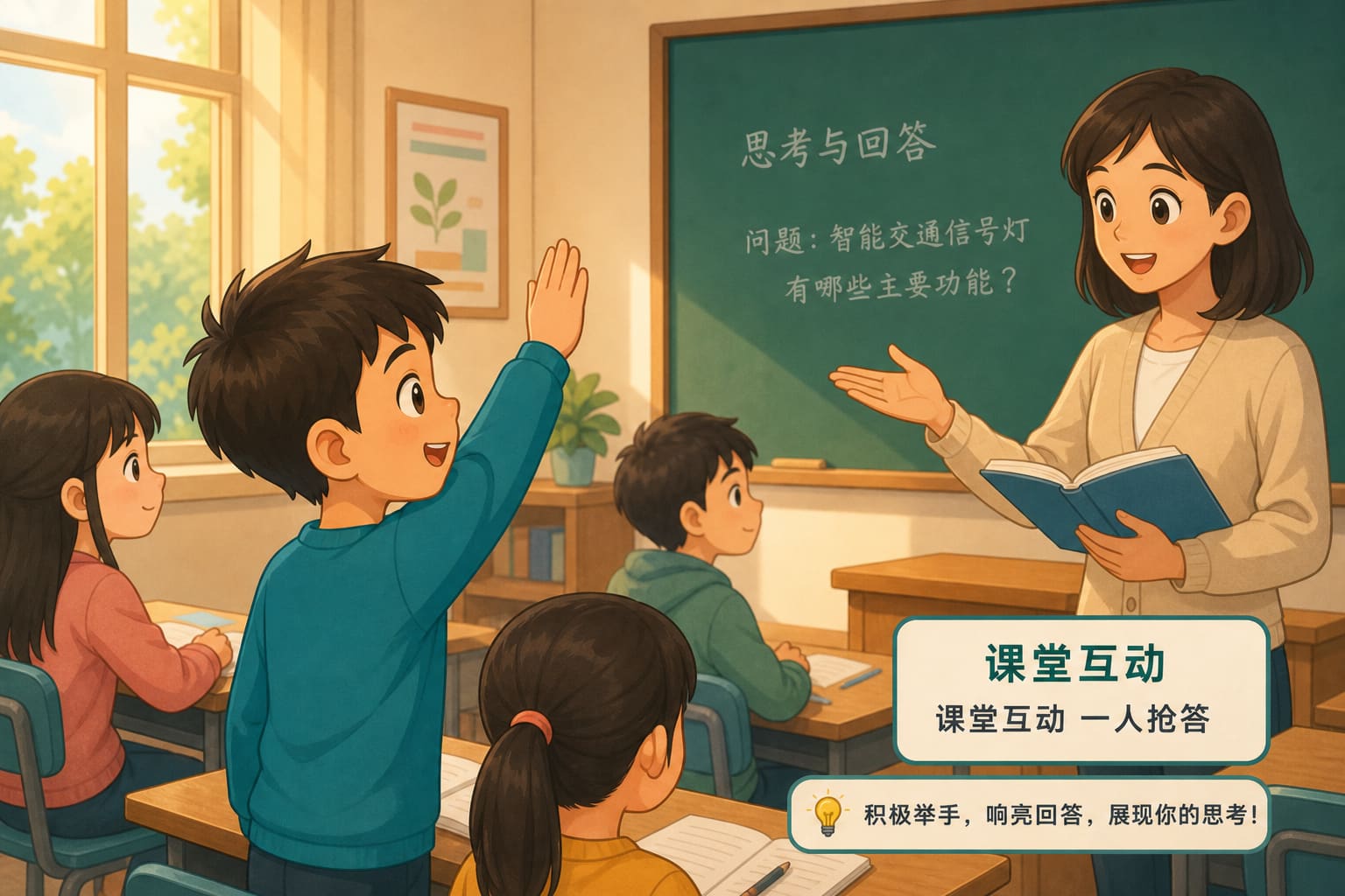 任务场景：课堂互动-一人抢答