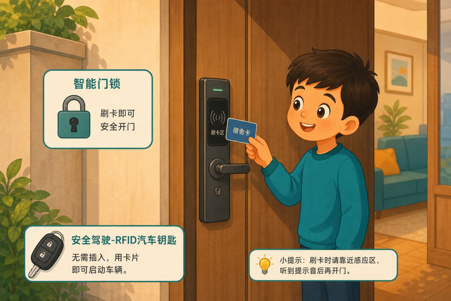 任务场景：安全驾驶-RFID汽车钥匙