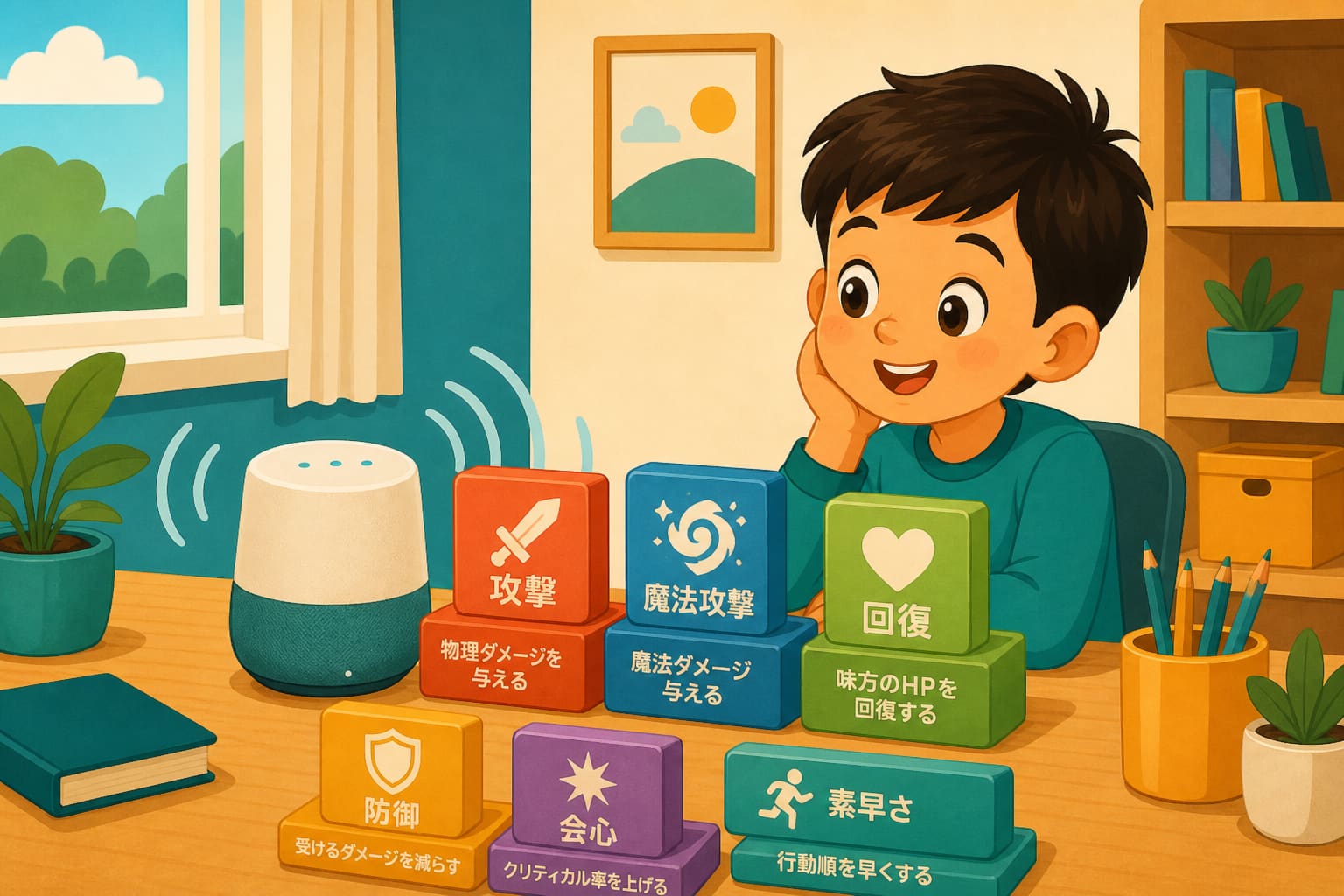 任务场景：攻击与治疗做成函数技能积木