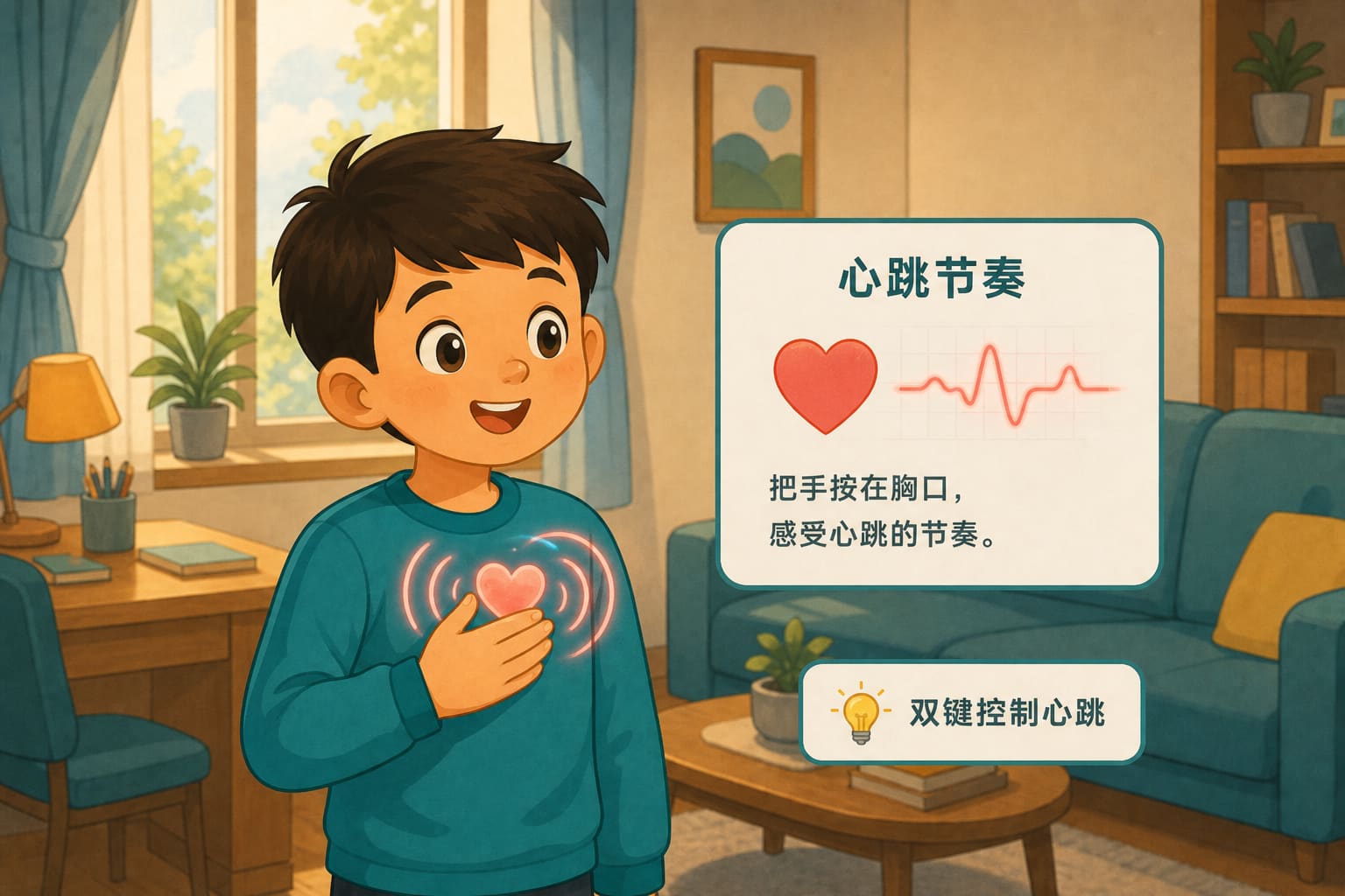 任务场景：双键控制心跳