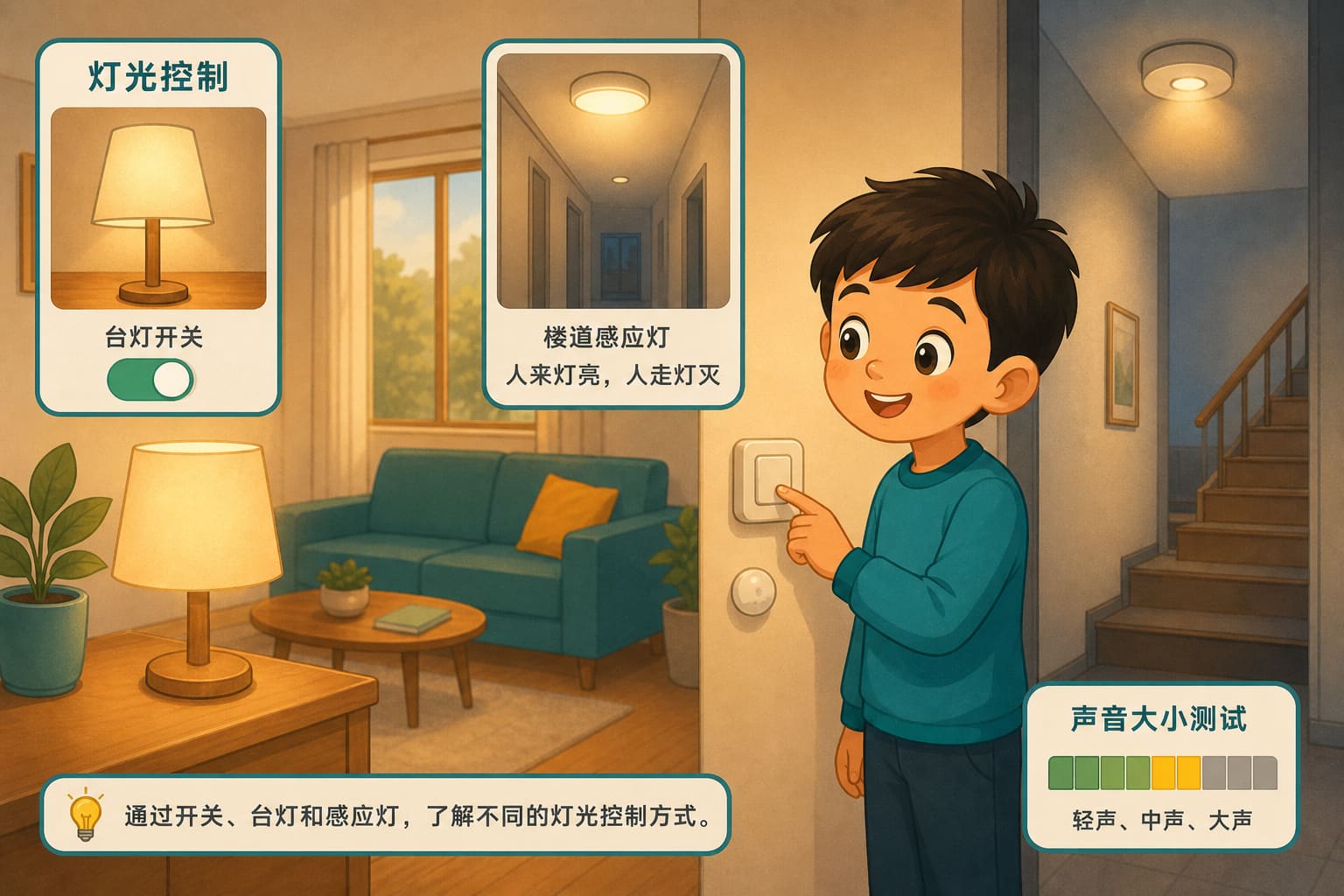 任务场景：声音大小测试