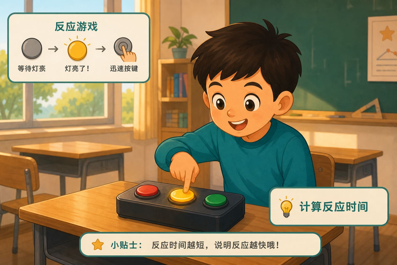 任务场景：计算反应时间